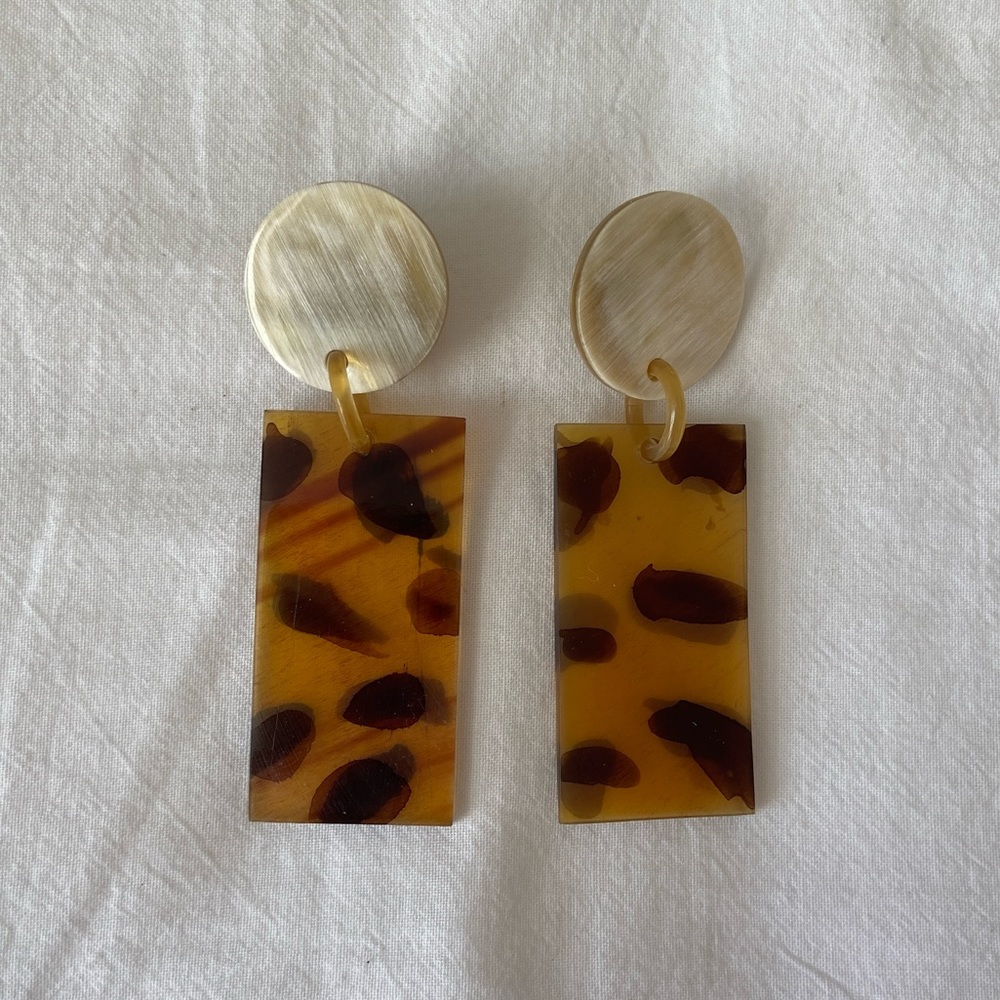Tortoise Earrings